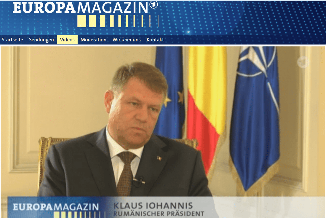O minciună gogonată: interviul cu Klaus Iohannis NU a fost difuzat pe televiziunea publică germană ARD! DOVADA